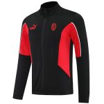 Felpa Con Zip Lunga AC Milan 2025 2026 Nero Rosso