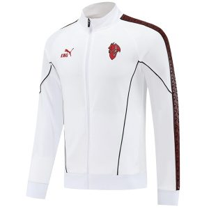 Felpa Con Zip Lunga AC Milan 2025 2026 Bianco