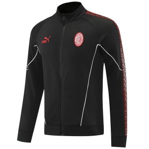 Felpa Con Zip Lunga AC Milan 2025 2026 Nero